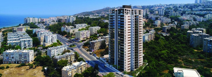 מבט מבחוץ שכונת בניין המגורים