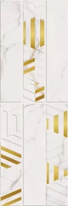 Calacatta Glossy Gold Decor 30x90