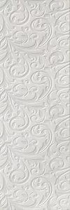 Daria Matte Bone Damask Decor 30x90