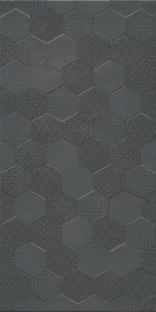Grafen Matte Antracite Hexagon Decor 30×60