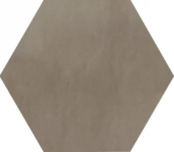 Hexagon Matte Taupe Floor Tile 17,5×20