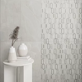 Luna Glossy Bone Wall Tile 40×80