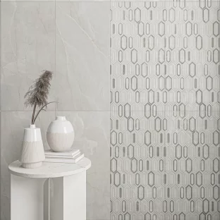 Luna Glossy Grey Floor Tile 60×60