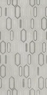 Luna Glossy Bone Grey Mix Decor 40×80