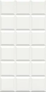 Millennium Glossy White Kare Wall Tile 30x60