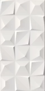 Natte Glossy White Prizma Decor 30×60