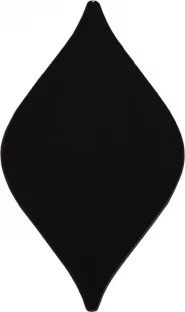 Orientile Glossy Black Aya Wall Tile 11,5×20