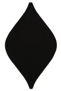 Orientile Matte Black Aya Wall Tile 11,5×20