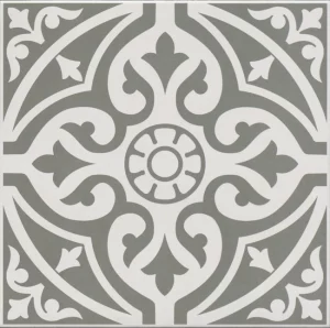 Ornament Matte Grey Classic Glazed Granite 33x33