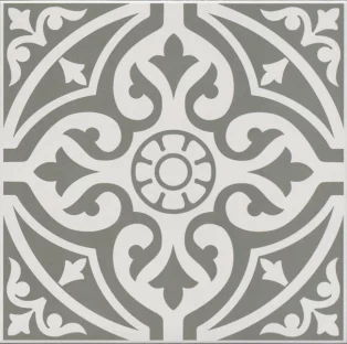 Ornament Matte Grey Classic Glazed Granite 33×33