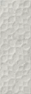 Sanremo Glossy White Flower Decor 30×90