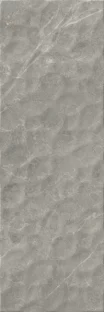 Sanremo Glossy Grey Flower Decor 30×90