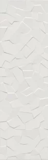 Wabi Matte White Shiro Crystal Decor 33×110