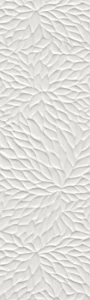 Wabi Matte White Shiro Flower Decor 33x110
