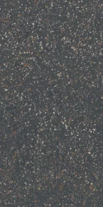 Terrazzo Matte Black Multicolor Porcelain Tile 60x120