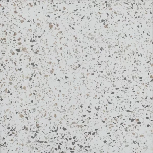 Terrazzo Matte White Multicolor Porcelain Tile 60x60