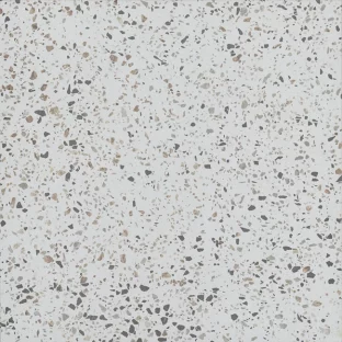 Terrazzo Matte White Multicolor Porcelain Tile 60×60