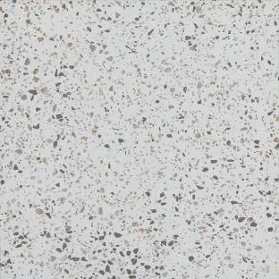 Terrazzo Matte White Multicolor Porcelain Tile 60×60