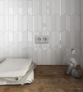 Chevron wall